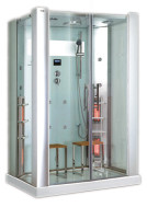 Infrarot Dampfdusche 3 in 1 Modell sw-K022 Weiss
